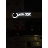 letras caixas em acrílico orçamento Monte Mor