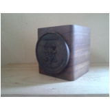 placa de homenagem aço escovado Rio Claro