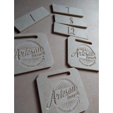 placa de homenagem aço inox preço Louveira 