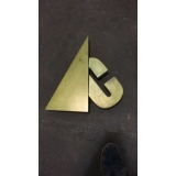 placa de homenagem em inox preço Mogi Mirim