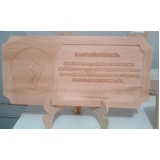 placa de homenagem formatura preço Campinas