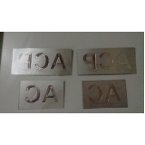 placas de homenagem em aço Mogi Mirim