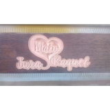 placas de homenagem gravada Santa Bárbara d'Oeste